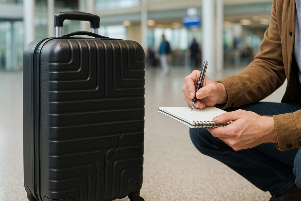 壊れた時にまずやるべきことチェックリスト(航空会社への申請含む)