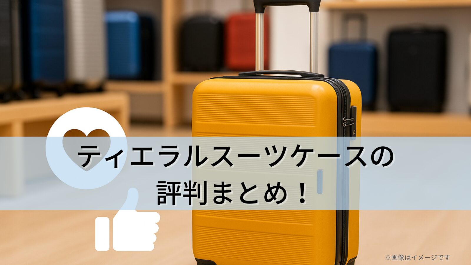 ティエラルスーツケースの評判まとめ!