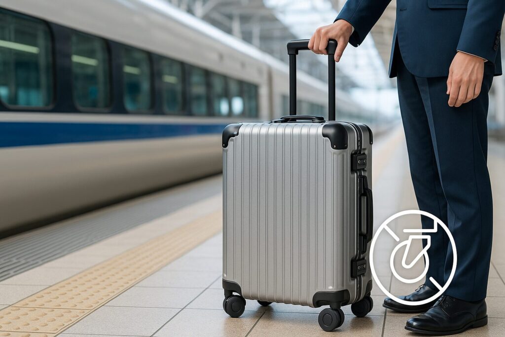 駅・新幹線で役立つキャスターストッパー機能に注目