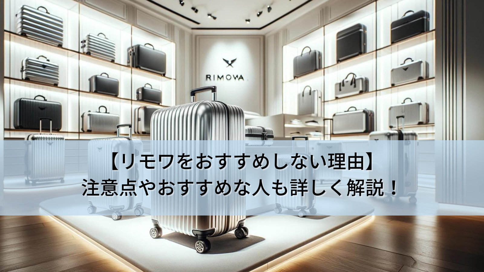 【リモワをおすすめしない理由を徹底分析！】高級スーツケースを選ぶ際の注意点やおすすめな人も詳しく解説！