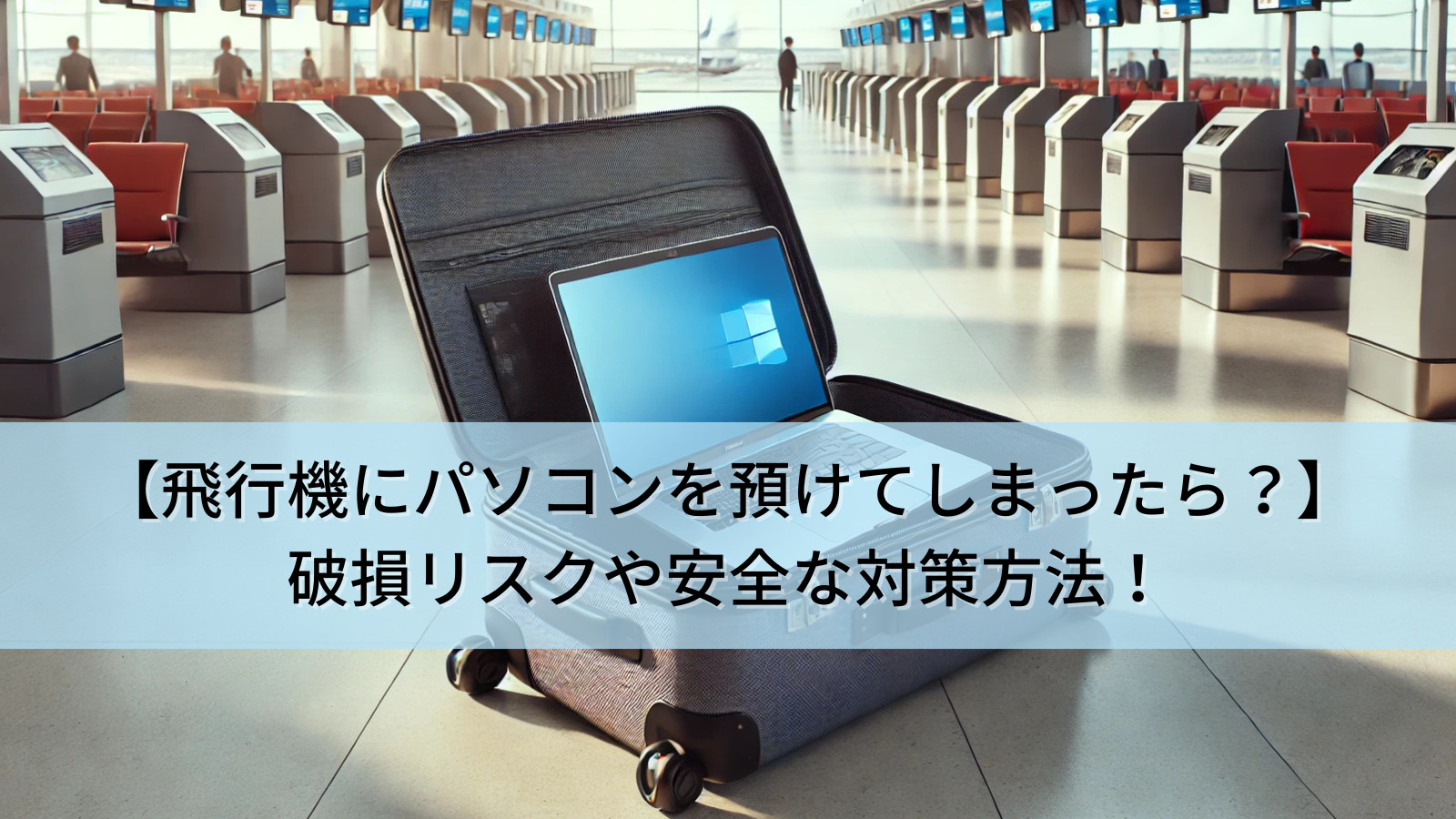 【飛行機にパソコンを預けてしまったらどうなる？】破損リスクや安全な対策方法！