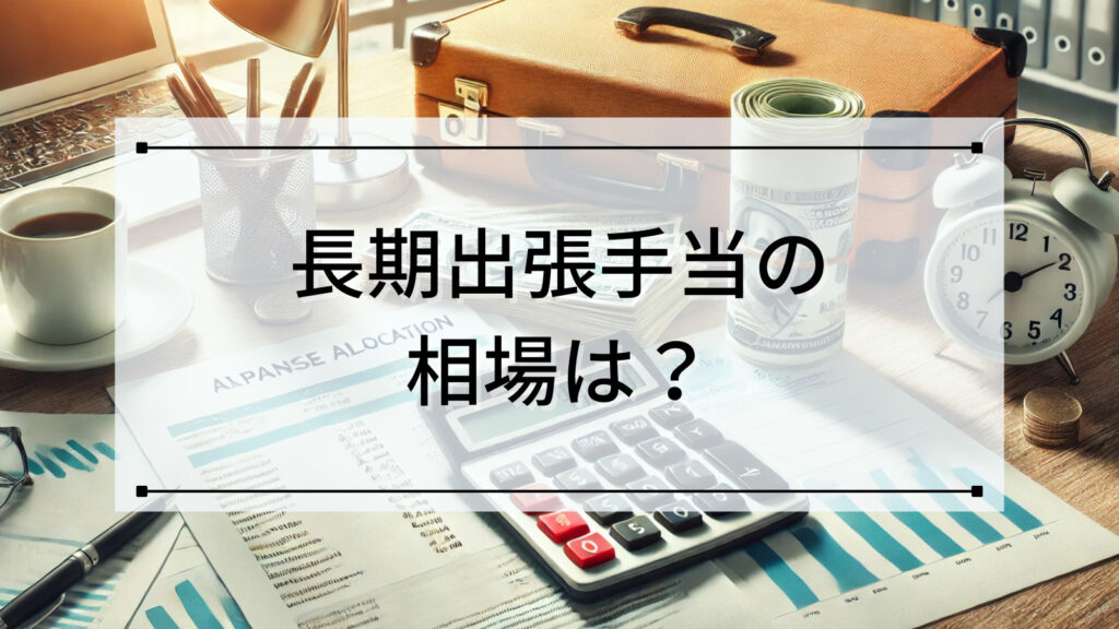 長期出張手当の相場は？