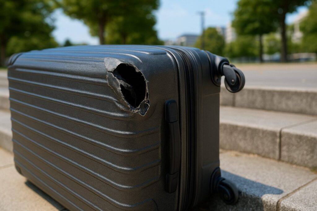 安いスーツケースにありがちなトラブル