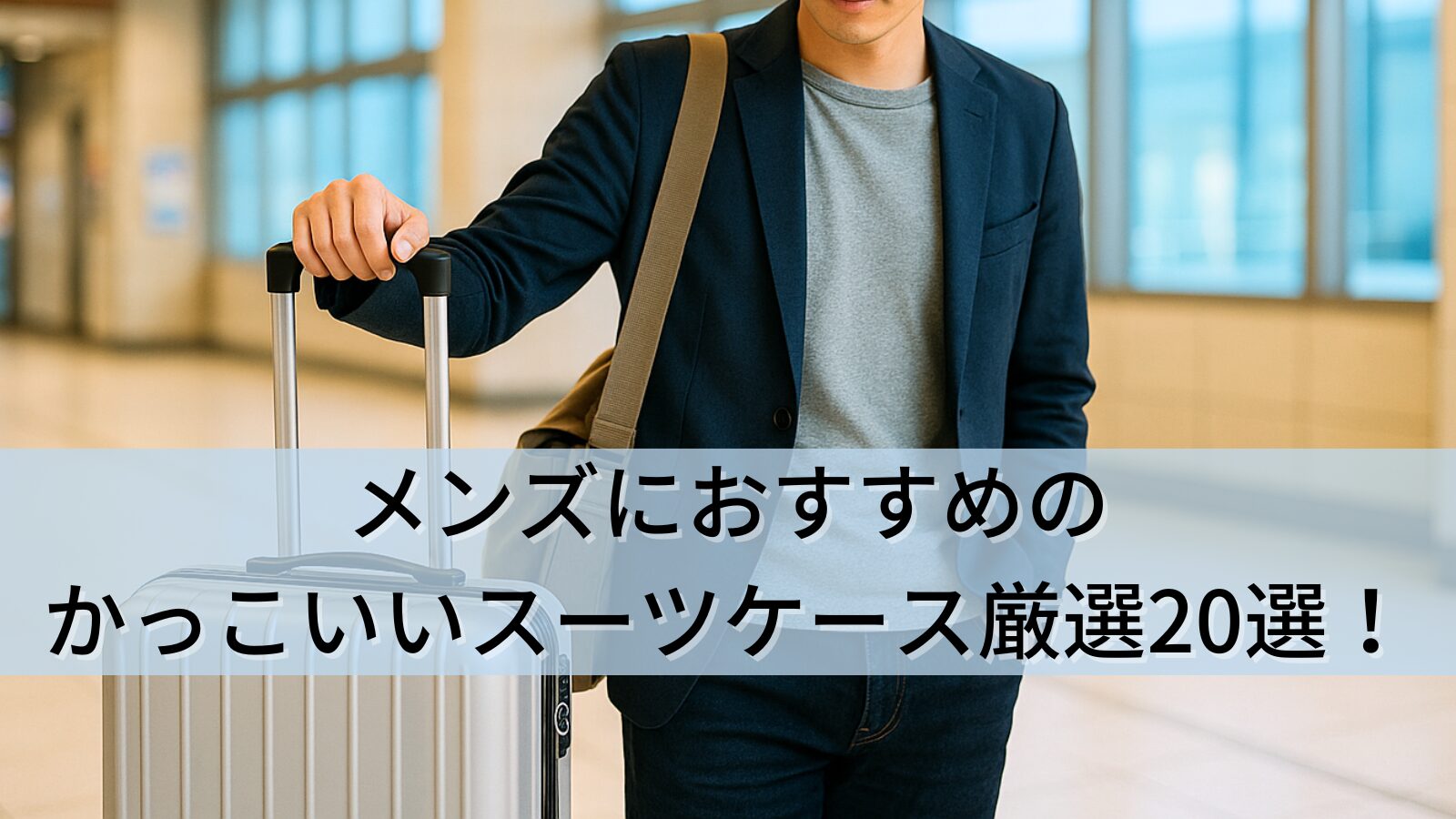 メンズにおすすめのかっこいいスーツケース厳選20選！