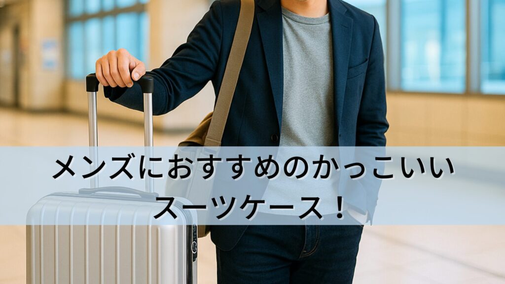 メンズにおすすめのかっこいいスーツケース！