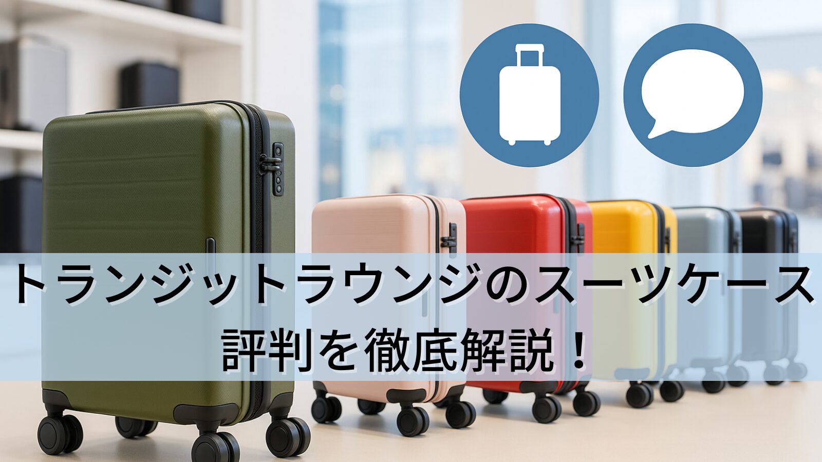 トランジットラウンジのスーツケース評判を徹底解説！