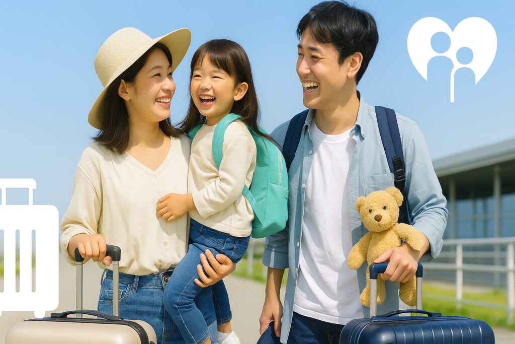 子連れの家族旅行で意識すること