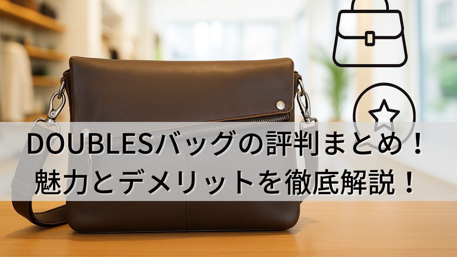 DOUBLESバッグの評判まとめ！口コミからわかる魅力とデメリットを徹底解説！