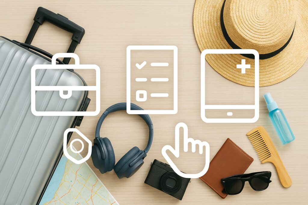 旅行で使える便利グッズ一覧!【77選】