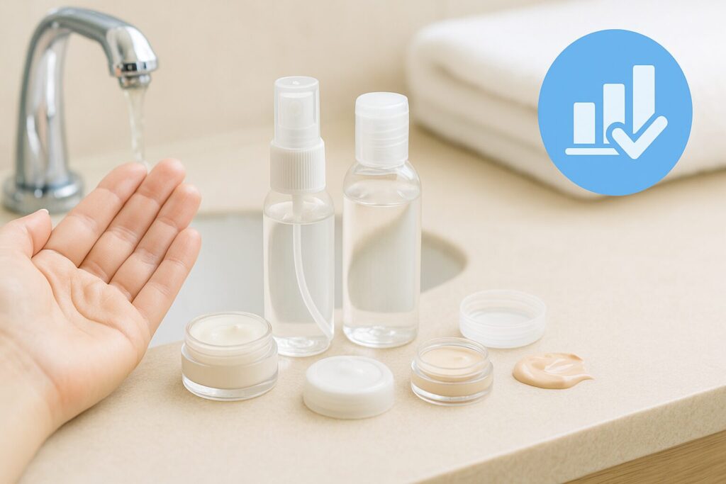 旅行用に化粧品を小分けする方法まとめ！
