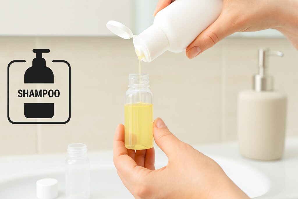 方法①:専用のシャンプーボトルに詰め替える