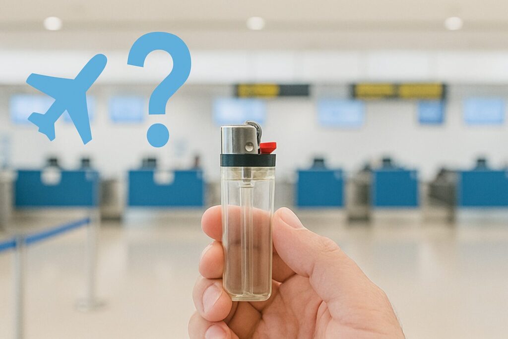飛行機でライターの持ち込みや荷物預けが規定されている理由