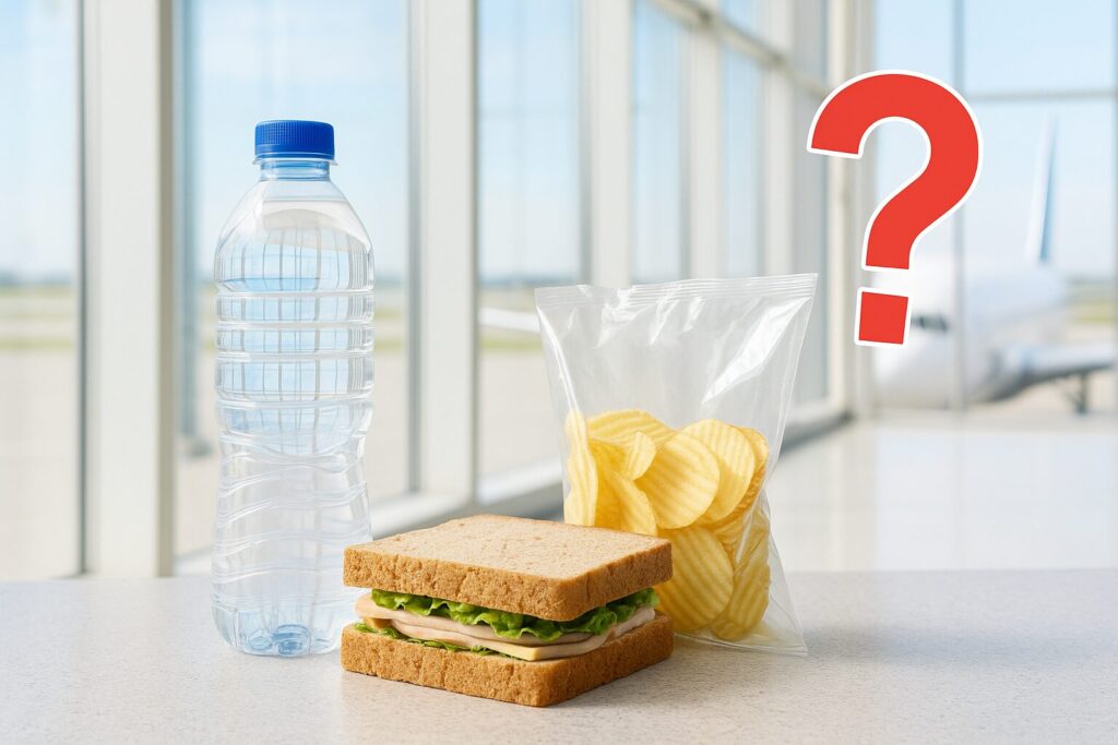 飛行機で食べ物や飲み物の持ち込みは可能?お菓子は大丈夫?まとめ!