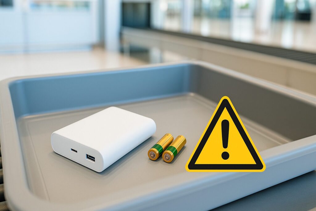 モバイルバッテリーや電池の持ち込みついて注意するべきこと