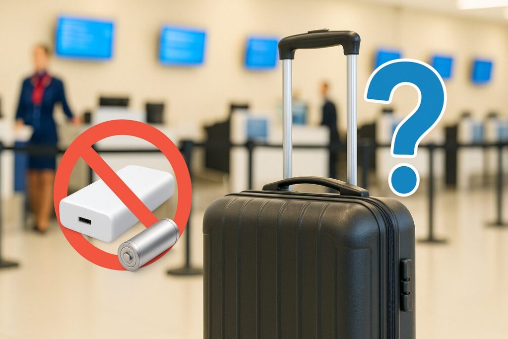 モバイルバッテリーや電池を預けてしまった場合は大丈夫？？