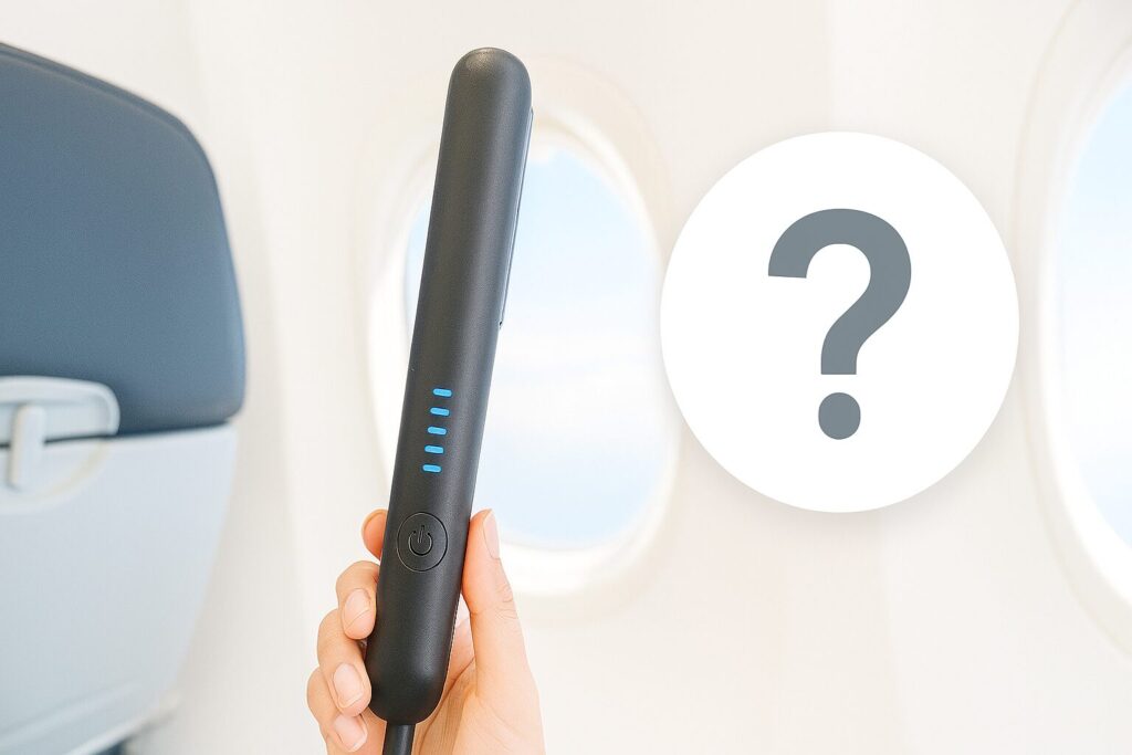 飛行機でヘアアイロンの持ち込みは禁止？