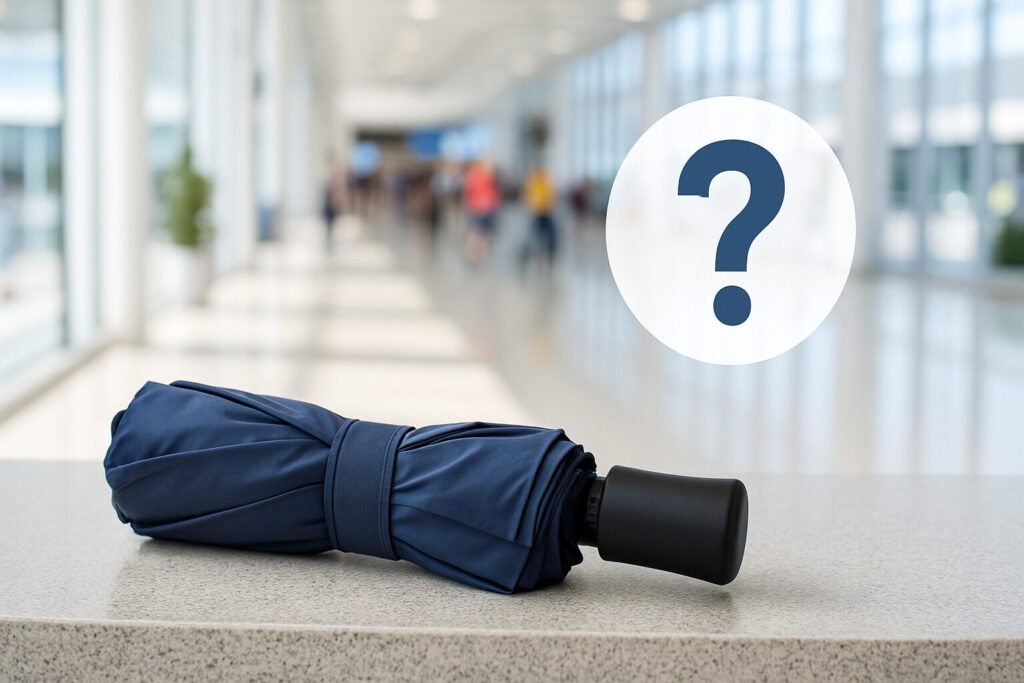 飛行機で傘や折り畳み傘の持ち込みは可能？まとめ！