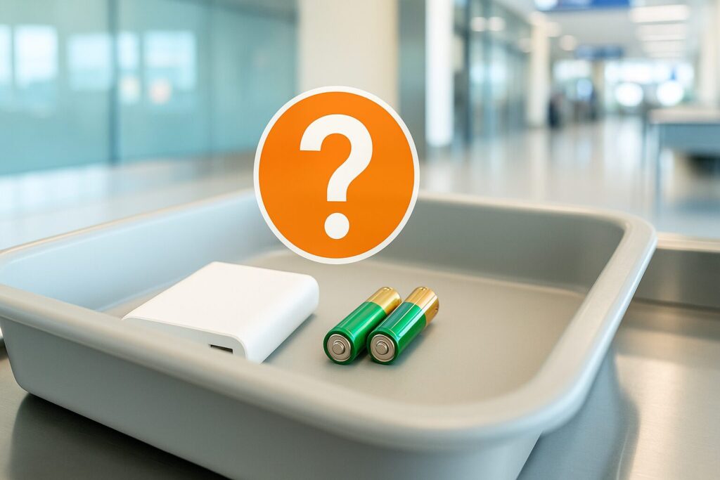 モバイルバッテリーや電池の持ち込みに関する注意点