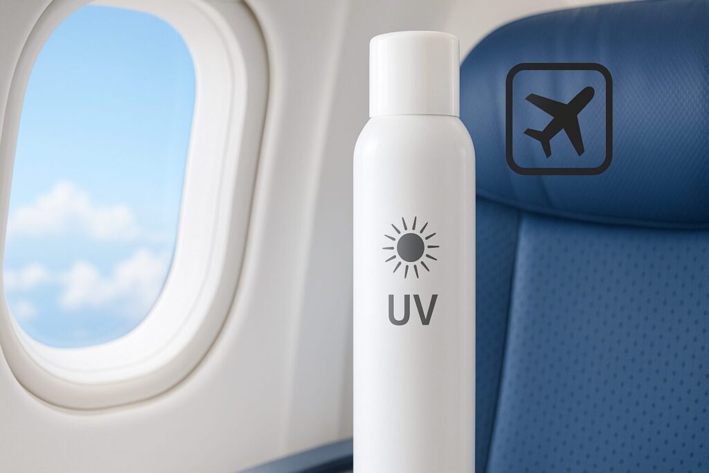 飛行機で日焼け止めスプレーの持ち込みが規定されている理由