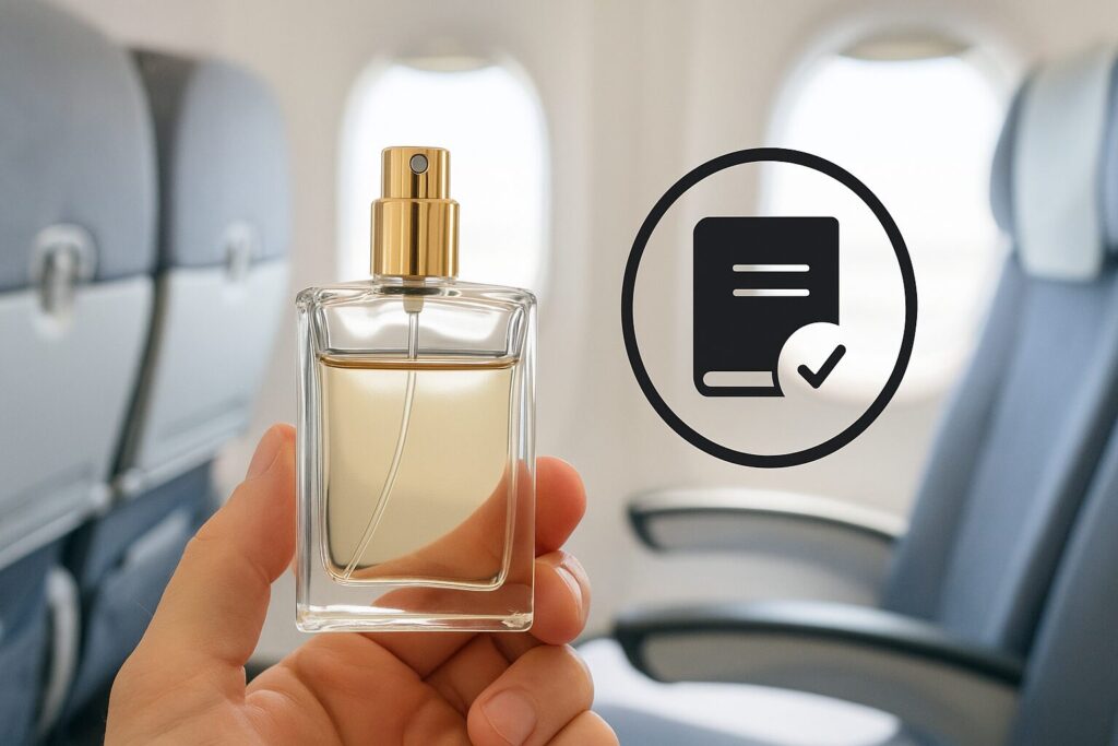 飛行機で香水の持ち込みが規定されている理由