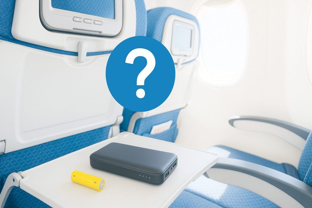 飛行機でモバイルバッテリーや電池の持ち込みが規定されている理由