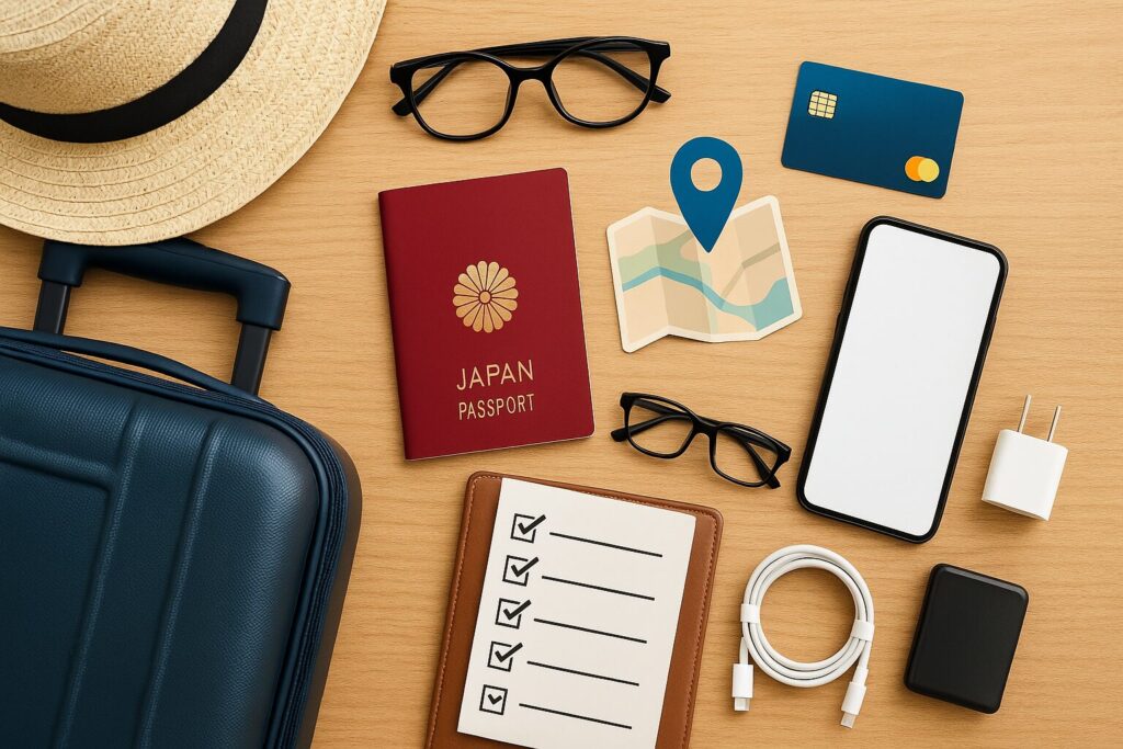 国内旅行の必須持ち物リスト