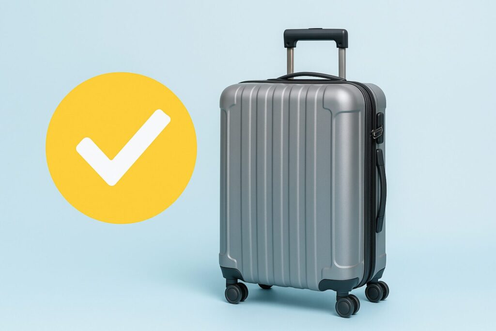 短期間の旅行に最適