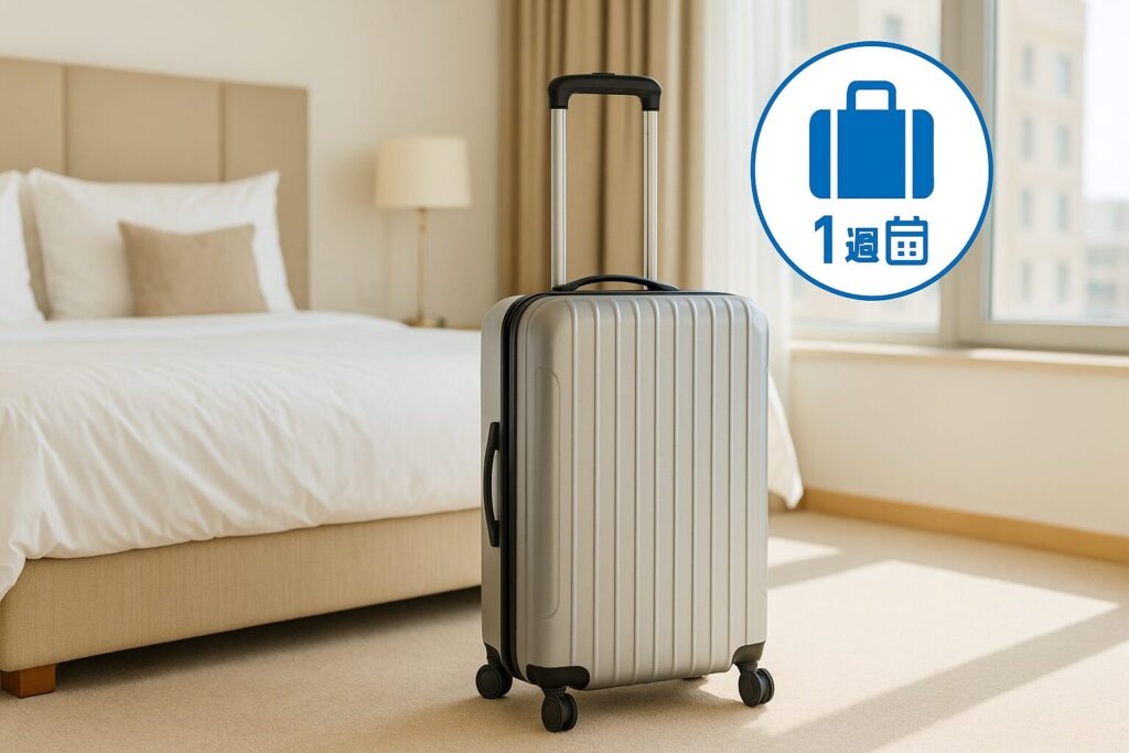 1週間の旅行で使うスーツケースの選び方