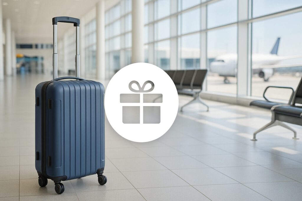 お土産が入るスペースも確保できる