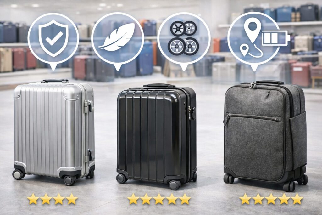 価格以外でおすすめのスーツケースの選び方