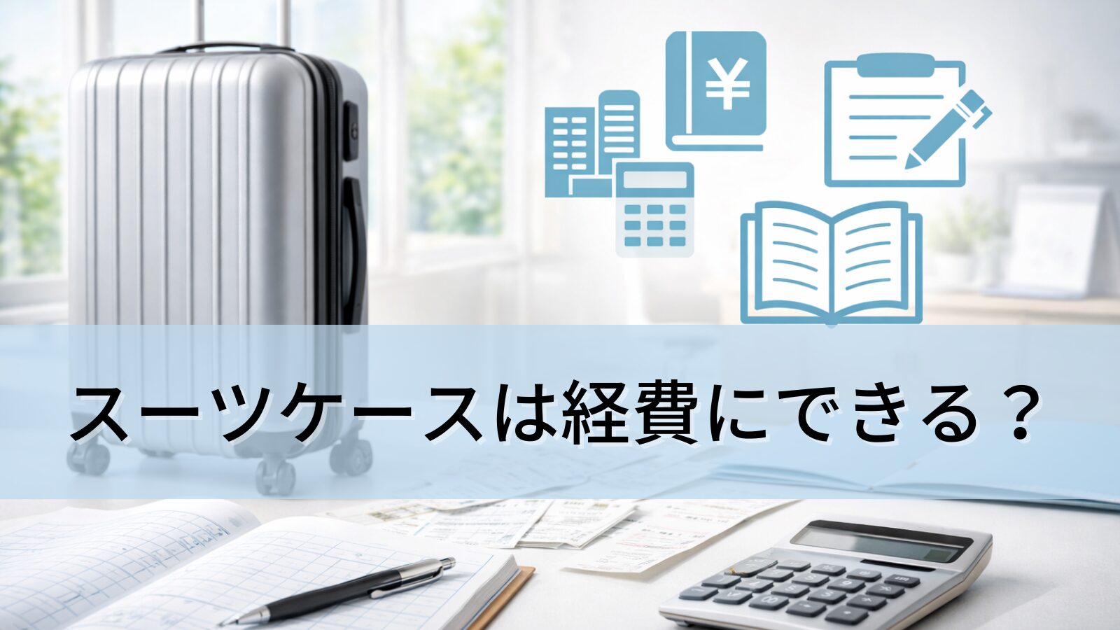 スーツケースを経費にできる？