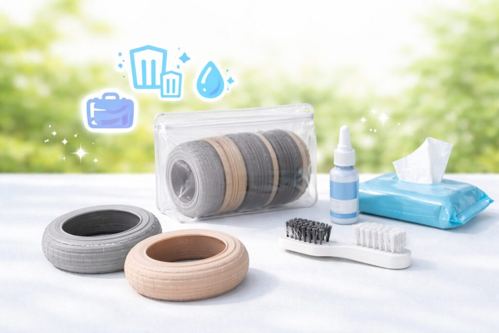 キャスターカバーのお手入れ方法