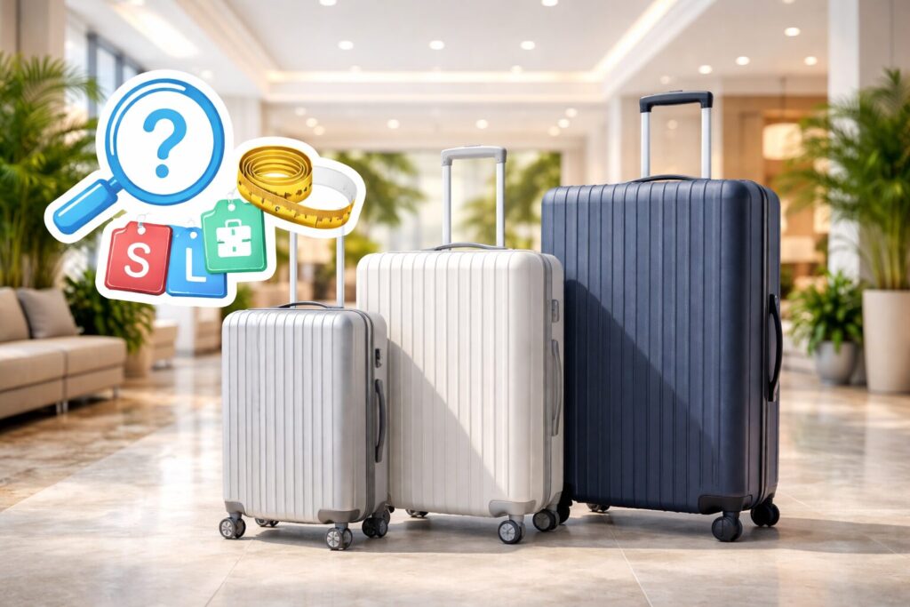 スーツケースのサイズ区分【基本知識】