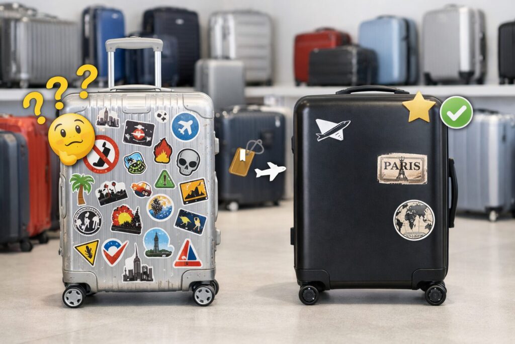 まとめ：スーツケースのステッカーはダサい？