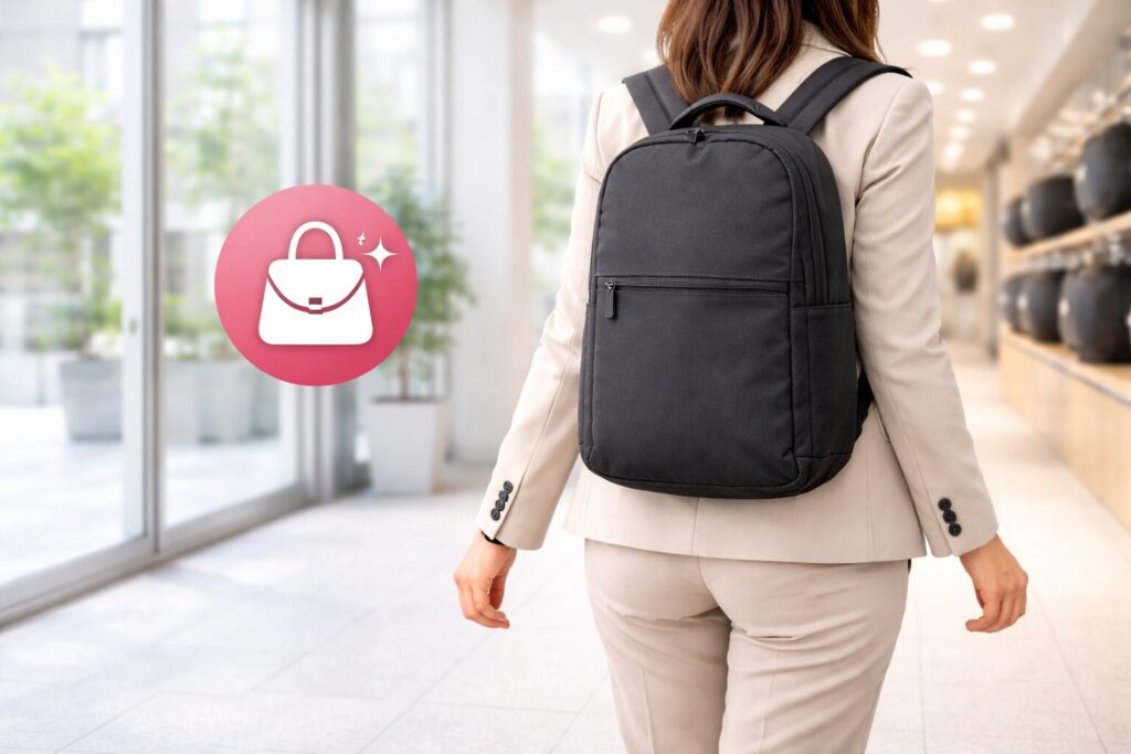 Wexleyリュックは女性向き？