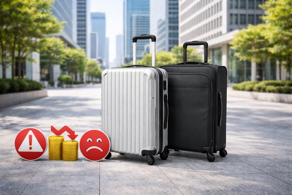 TUMIスーツケースの評判【気になる点】