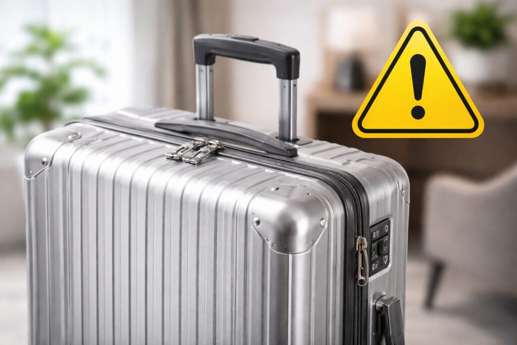 C.jutro（ユトロ）スーツケースの注意点