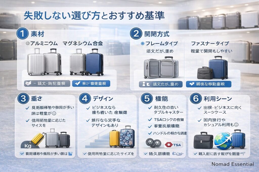 失敗しない！1万円台スーツケースの選び方