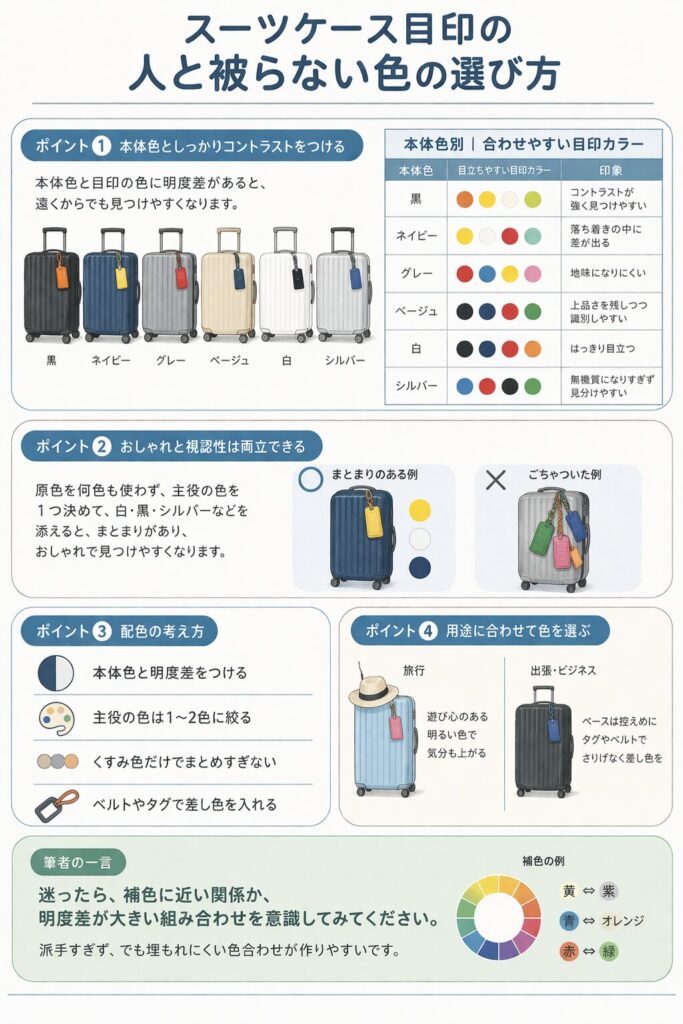 人と被らない色の選び方