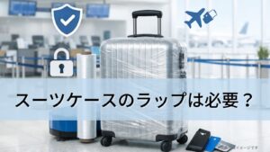 スーツケースのラップは必要?
