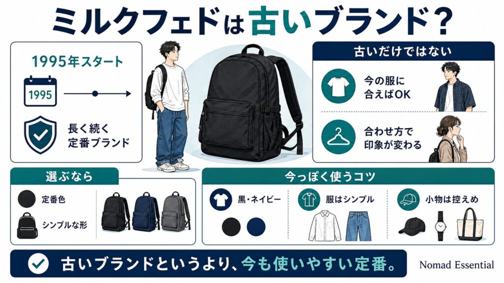 ミルクフェドは古いブランドなのか