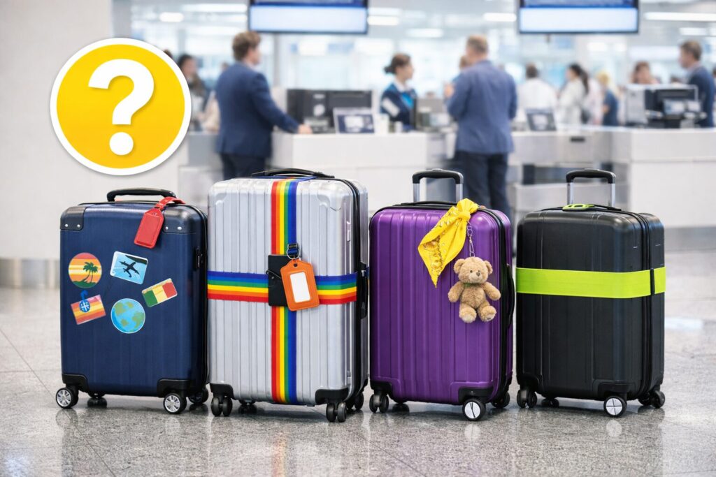 スーツケースの目印は必要？アイデアの考え方について