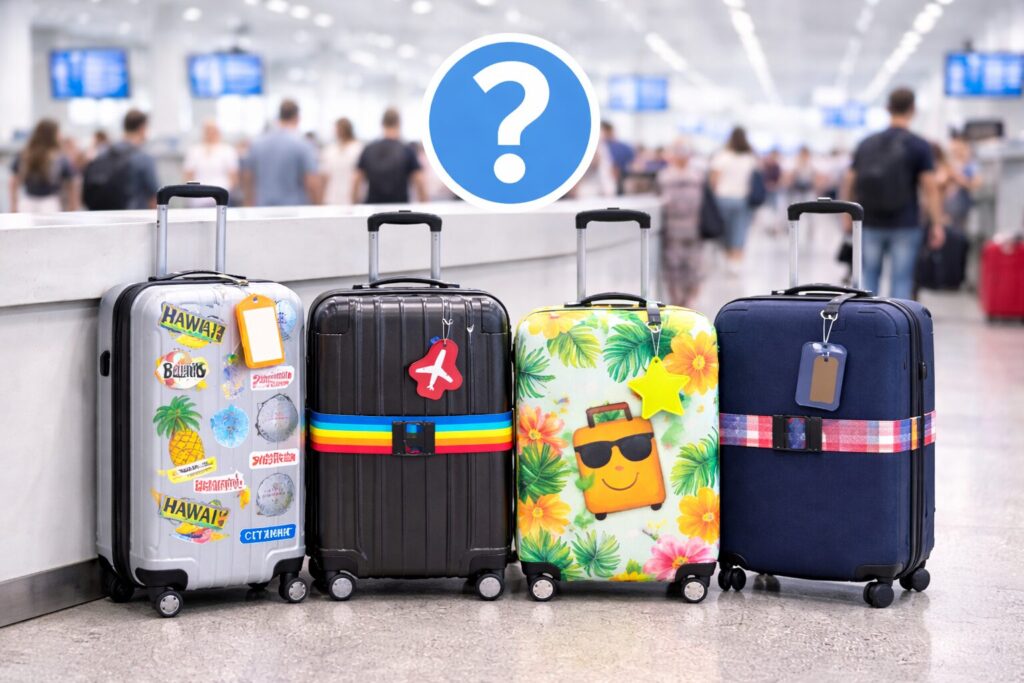 スーツケースの目印選びの基本