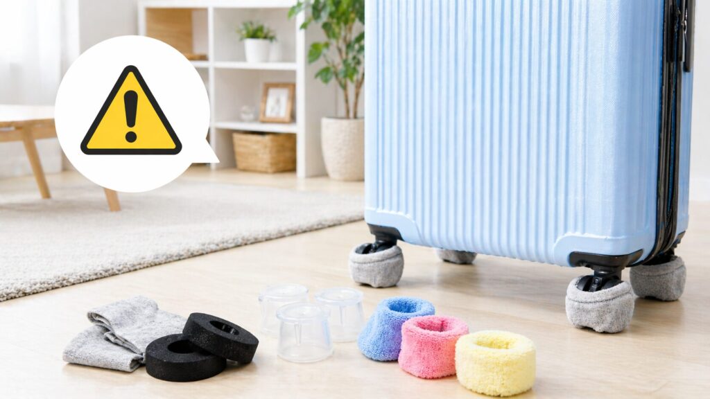 キャスターカバー使用時の注意点