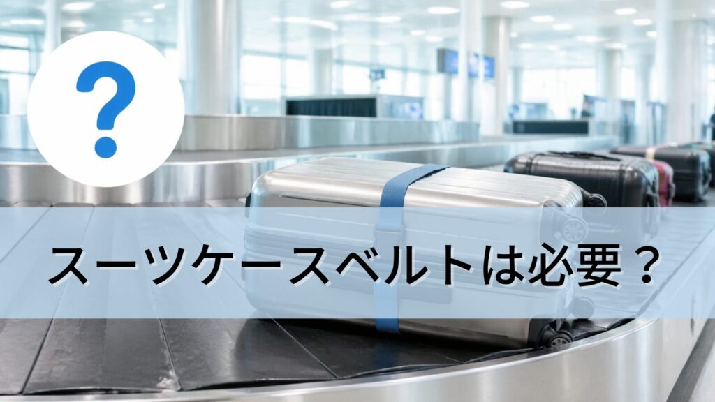 スーツケースベルトは必要？