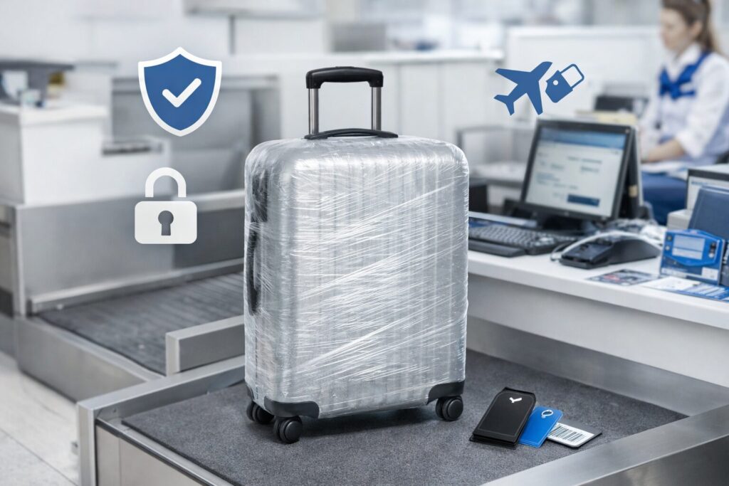 スーツケースラップの要点整理