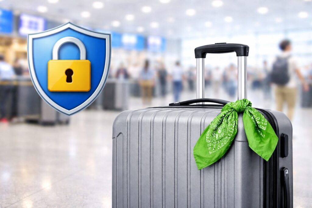 スーツケースのバンダナ使用時のリスク