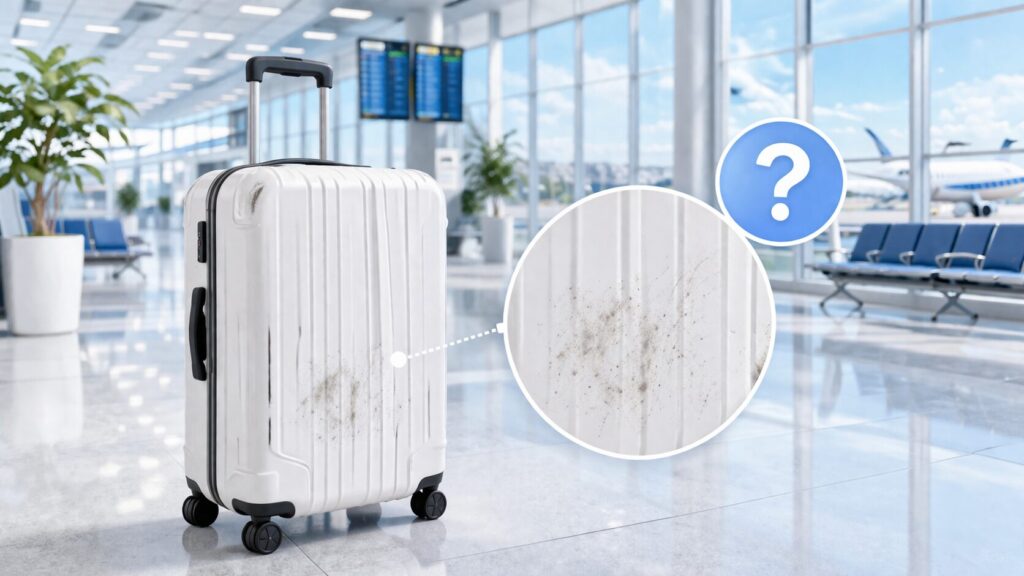 スーツケースの白い汚れ対策まとめ