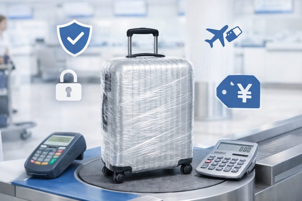 スーツケースラップの料金目安