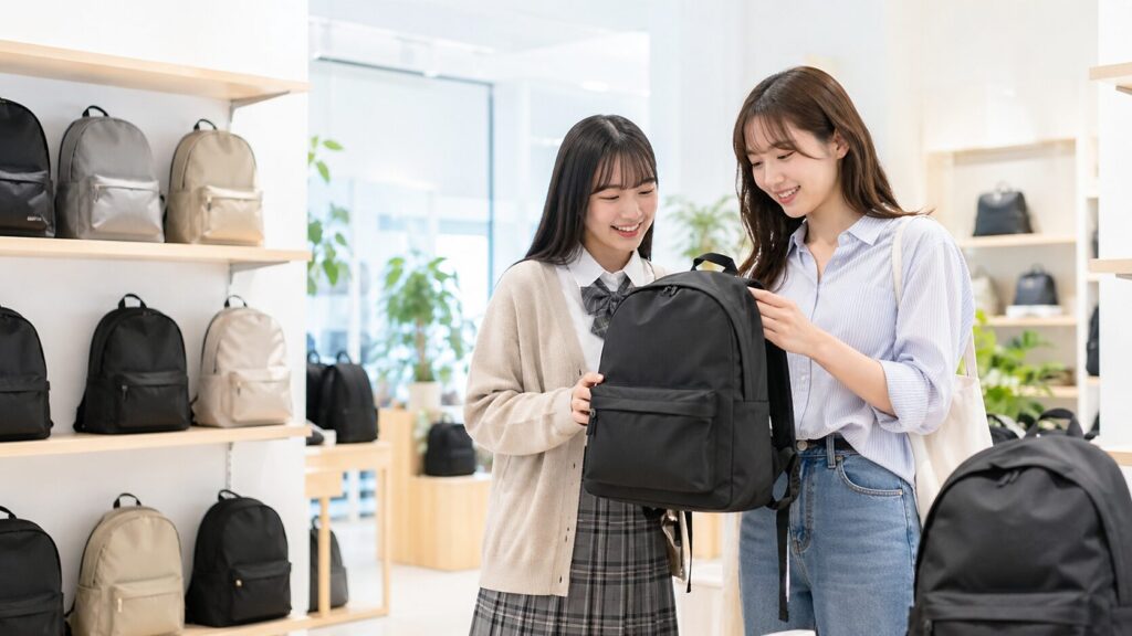 ミルクフェドのリュック年齢層と高校生事情